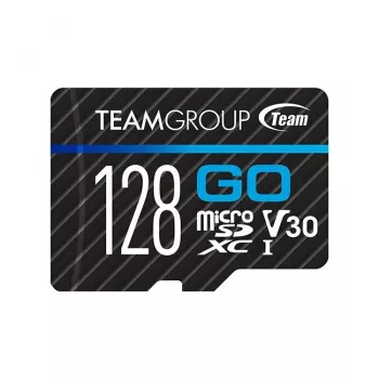 Team Group Team GO 128GB microSDXC UHS-I U3 V30 A1 geheugenkaart met SD-adapter