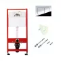 Tece Frame 9400412 met bedieningsplaat en afdichting voor wandhangend toilet