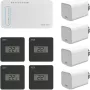 TECH 21 Draadloos multi-zone radiator verwarmingsregelsysteem kit (L-8e controller + STT-868 actuatoren)