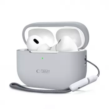 Tech-Protect Apple AirPods Pro 1 / 2 Siliconen Hoesje Grijs