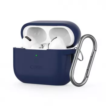 Tech-Protect Apple AirPods Pro 1 / 2 siliconen haakhoesje blauw