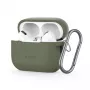 Tech-Protect Apple AirPods Pro 1 / 2 Silicone Hook Case groen