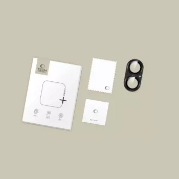 Tech-Protect CamFull Fit+ Cameralensbeschermer voor Apple iPhone 17, Zwart