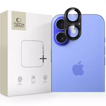 Tech-Protect CamFull Fit+ Cameralensbeschermer voor Apple iPhone 17, Zwart