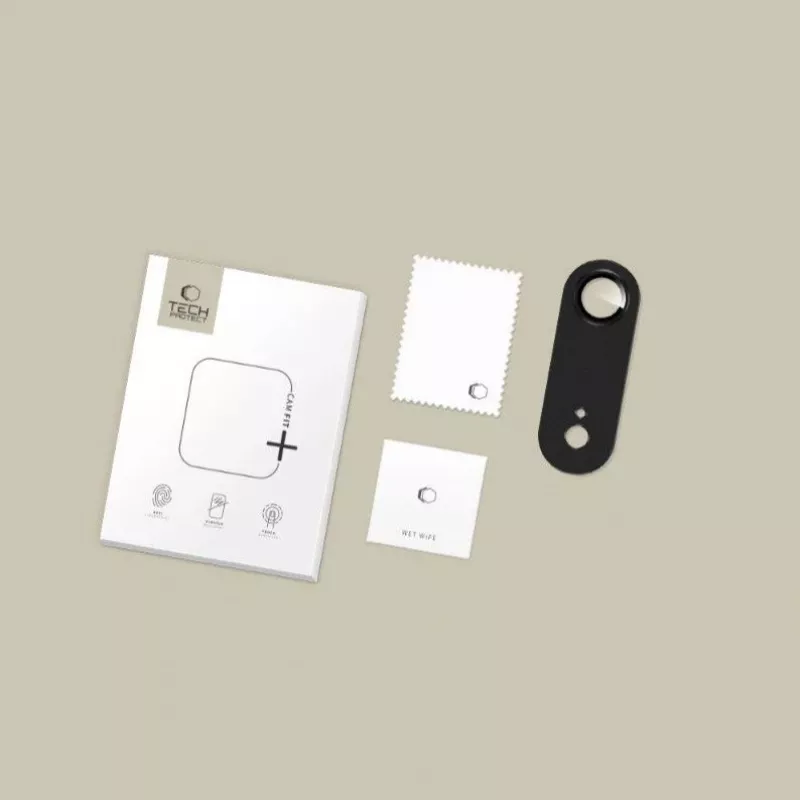 Tech-Protect CamFull Fit Cameralensbeschermer voor Apple iPhone Air, Zwart