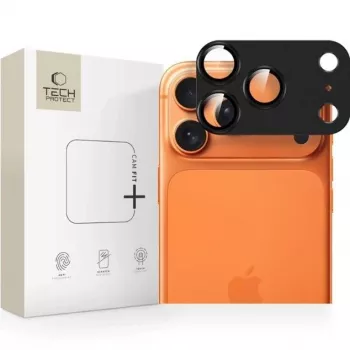 Tech-Protect CamFull Fit Cameralensbeschermer voor Apple iPhone 17 Pro Max, Zwart