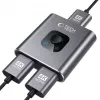 Tech-Protect HB07 USB-C hub adapter 2-in-1 HDMI 4K 60Hz - grijs