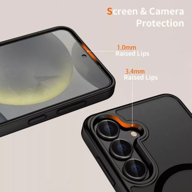 Tech-Protect MagMat MagSafe hoesje voor Nothing Phone 3 - zwart en transparant