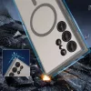 Tech-Protect MagMat MagSafe case voor Samsung Galaxy S24 Ultra - Titanium mat