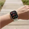 Tech-Protect nylon bandje voor Huawei Watch Fit 3 / 4 / 4 Pro / 5 / 5 Pro - wit