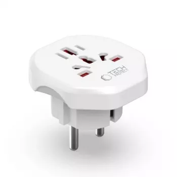 Tech-Protect Universal WL-09 universele reisadapter van EU wit