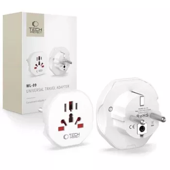 Tech-Protect Universal WL-09 universele reisadapter van EU wit
