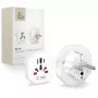 Tech-Protect Universal WL-09 universele reisadapter van EU wit