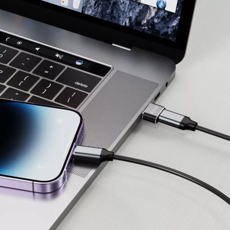 Tech-Protect USB-A (male) naar USB-C (female) Adapter - USB 3.0, 5 Gbps, Space Grey