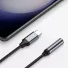 Tech-Protect USB-C naar 3,5 mm mini-jack audio-adapter (bus) - zwart