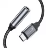 Tech-Protect USB-C naar 3,5 mm mini-jack audio-adapter (bus) - zwart