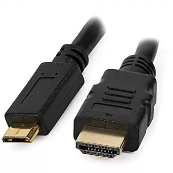 Techly HDMI-kabel - HDMI-stekker naar mini-HDMI-stekker 0,5 m zwart