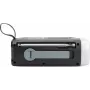 TechniSat draagbare noodradio met DAB+/FM, Bluetooth, zonnepaneel, handzwengel, powerbank, LED-zaklamp, zwart (0000/2933)