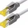 TECLINE Dätwyler S/FTP Cat 6a patchkabel, PiMF, LSZH, grijs, 5 m, Hirose TM31 stekker, 1200 MHz 78005