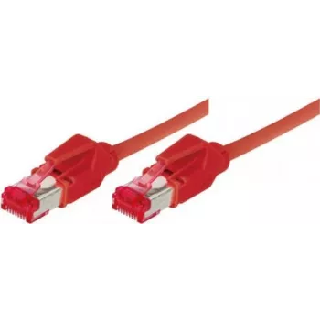 TECLINE industriële patchkabel S/FTP PiMF Cat.6A Class EA rood 10m met Hirose TM21 stekkers 77910R