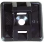 TECLINE zelfklevende kabelbinder-voet voor kabelbinders tot 4,8 mm breed, zwart, 100 stuks 690048S