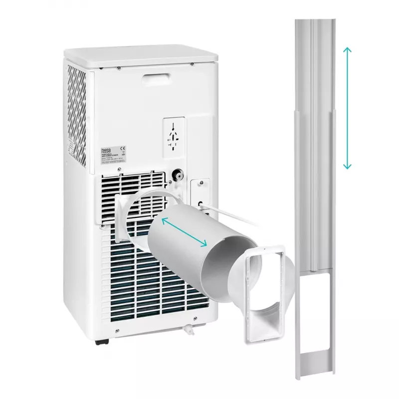 TEESA mobiele airconditioner 2,5 kW Wi-Fi Tuya
