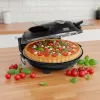 TEESA SUPREME pizzaoven, 1200 W, 32 cm, kijkvenster, uitneembare steen