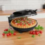 TEESA SUPREME pizzaoven, 1200 W, 32 cm, kijkvenster, uitneembare steen