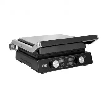 TEESA TSA3239 elektrische grill, paninipress, 3 standen, uitneembare platen, 2000 W