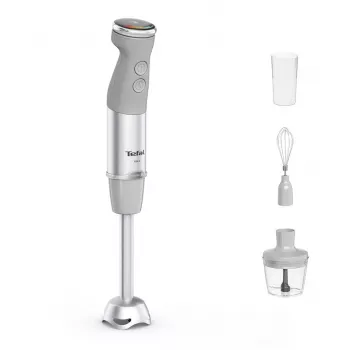 Tefal Quickchef+ HB673B30 staafmixer 1000 W Grijs, roestvrij staal