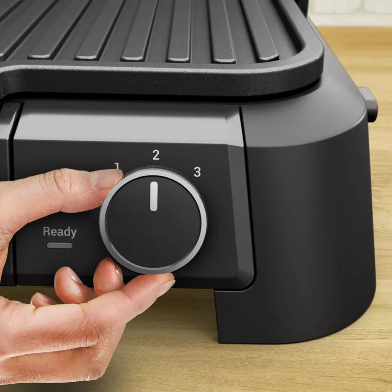 Tefal SuperGrill 3-in-1 GC510DE0 contactgrill, 2000 W, zilver/zwart