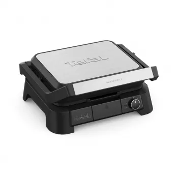 Tefal SuperGrill 3-in-1 GC510DE0 contactgrill, 2000 W, zilver/zwart