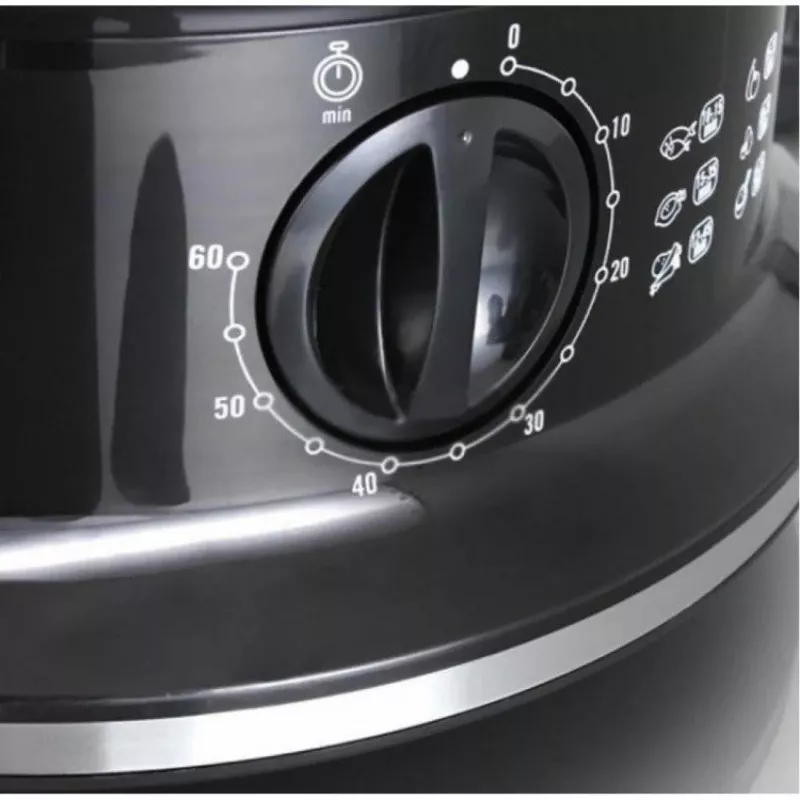 Tefal Convenient VC140135 Stoomkoker, 2 manden, 6 L, 900 W, zwart