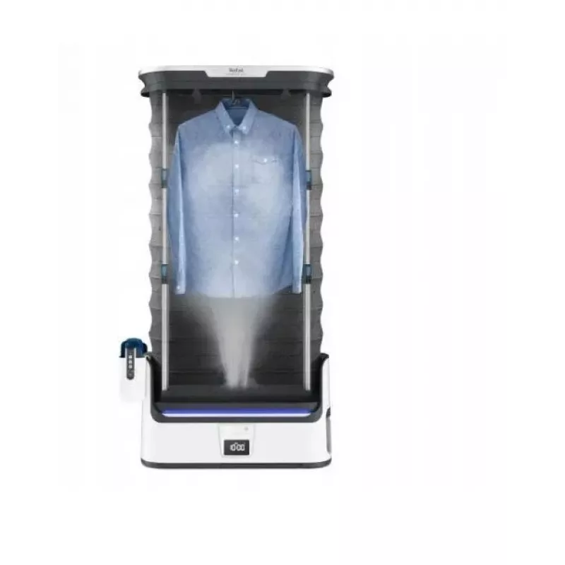 TEFAL YT4050E1 automatische stoomkast, 1800 W, 2 L tank, 3 programma's, touchscreen, opvouwbaar, wit