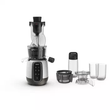 TEFAL ZC605D38 slow juicer 150W cold press 35 RPM zilver/zwart