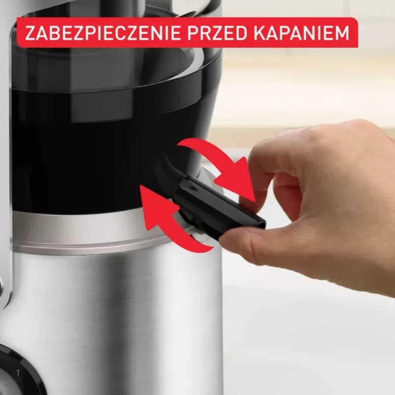 Tefal ZE660D10 centrifugaal sapcentrifuge 800 W zwart/zilver