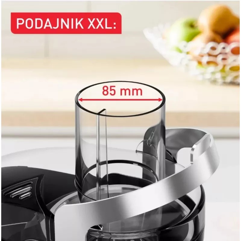 Tefal ZE660D10 centrifugaal sapcentrifuge 800 W zwart/zilver