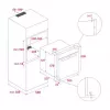 TEKA HSB 6350 SS inbouw-elektrische oven, 70L, A+ energie, roestvrij staal