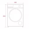 TEKA WM 20841 W PL frontlader wasmachine, 8 kg, 1200 t/min, wit