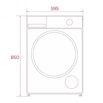 TEKA WM 20841 W PL frontlader wasmachine, 8 kg, 1200 t/min, wit