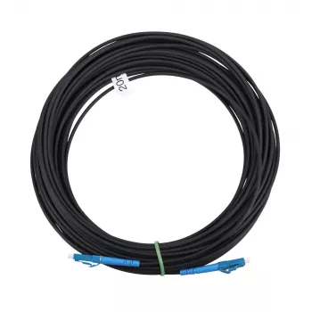 TELCOLINE 1J LC/UPC naar LC/UPC singlemode-patchkabel, 20 m, LSOH, geel