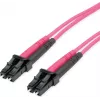 TELEGÄRTNER 10m LC naar LC OM4 duplex 50/125 multimode glasvezel patchkabel, violet LSZH 100011512