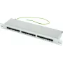 TELEGÄRTNER Cat.5e 24-poorts RJ45 patchpanel, 1U, 19 inch, lichtgrijs