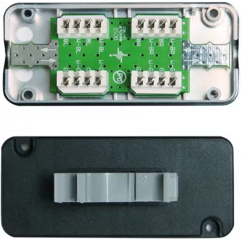 TELEGÄRTNER Cat.7 verbindingsmodule voor ruwe kabelverlenging, volledig afgeschermd, met adapter voor 8-aderige twisted-pair J00060B0069
