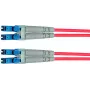 Telegärtner LC naar LC Multimode OM3 Duplex glasvezel patchkabel, 1m, aqua L00870A0003
