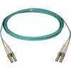 Telegärtner LC naar LC multimode OM3 duplex glasvezel patchkabel, 2m, aqua L00871A0006