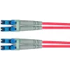 Telegärtner LC naar LC multimode OM3 duplex glasvezel patchkabel, 2m, aqua L00871A0006