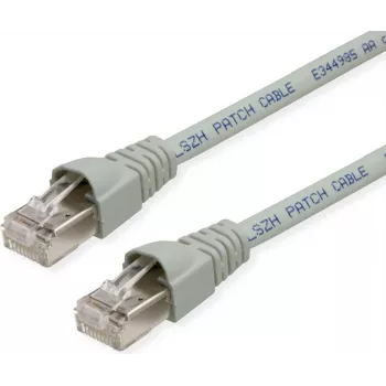 Telegärtner MP8 FS 600 Cat.7 S/FTP patchkabel, RJ-45 naar RJ-45, 4 m, grijs