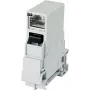 Telegärtner STX RJ45 DIN-rail Doos Cat.6A Afgeschermd, Lichtgrijs