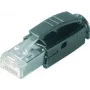 Telegärtner STX RJ45-stekker Cat.5e 8P8C crimpstekker, transparant, 1 stuk J80026A0001